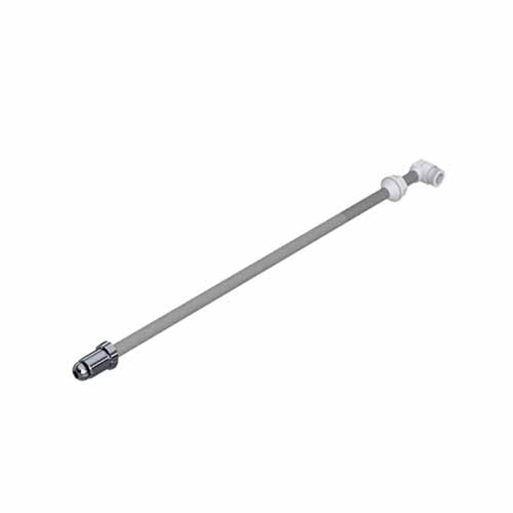 TAHARET ÇUB UZUN KROM UÇ PLS.DİRSEK 370 MM