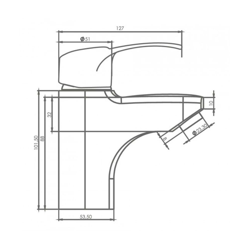 AURA MİX LAVABO BATARYA